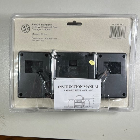 ELECTRO BRAND Vintage Portable Radio w/ Detachable Speakers (BRAND NEW IN PACKAG - Picture 2 of 4